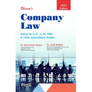 Bharat’s Company Law for LL.B, LL.M & MBA by Dr. Jyoti Rattan, Dr. Anil Kumar Thakur